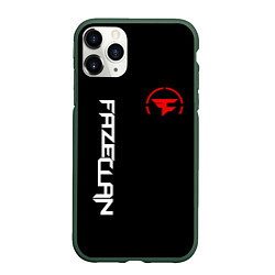 Чехол iPhone 11 Pro матовый FaZe Clan: E-Sports, цвет: 3D-темно-зеленый