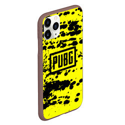 Чехол iPhone 11 Pro матовый PUBG: Yellow Stained, цвет: 3D-коричневый — фото 2