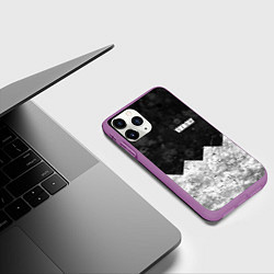 Чехол iPhone 11 Pro матовый BONES: SESH Team, цвет: 3D-фиолетовый — фото 2