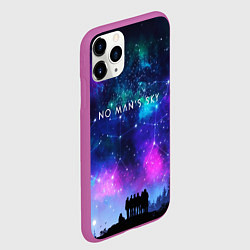 Чехол iPhone 11 Pro матовый No Man's Sky: Space Vision, цвет: 3D-фиолетовый — фото 2