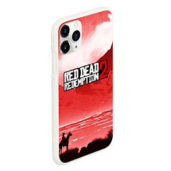 Чехол iPhone 11 Pro матовый RDR 2: Red Sun, цвет: 3D-белый — фото 2