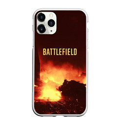 Чехол iPhone 11 Pro матовый Battlefield War, цвет: 3D-белый
