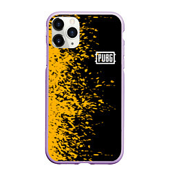 Чехол iPhone 11 Pro матовый PUBG: Yellow vs Black
