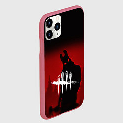 Чехол iPhone 11 Pro матовый Dead by Daylight, цвет: 3D-малиновый — фото 2