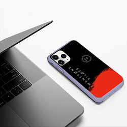 Чехол iPhone 11 Pro матовый 21 Pilots: Red & Black, цвет: 3D-светло-сиреневый — фото 2