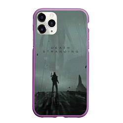 Чехол iPhone 11 Pro матовый Death Stranding, цвет: 3D-фиолетовый