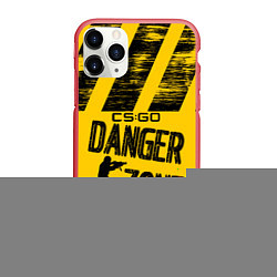 Чехол iPhone 11 Pro матовый Counter-Strike: Danger Zone, цвет: 3D-красный