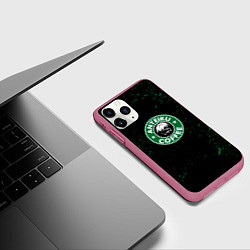 Чехол iPhone 11 Pro матовый Anteiku coffee sturbucks, цвет: 3D-малиновый — фото 2