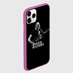Чехол iPhone 11 Pro матовый Roger Waters, цвет: 3D-фиолетовый — фото 2