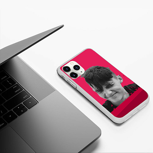 Чехол iPhone 11 Pro матовый Тима Белорусских / 3D-Белый – фото 3