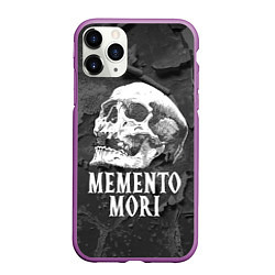 Чехол iPhone 11 Pro матовый Memento Mori, цвет: 3D-фиолетовый