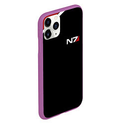 Чехол iPhone 11 Pro матовый MASS EFFECT N7, цвет: 3D-фиолетовый — фото 2