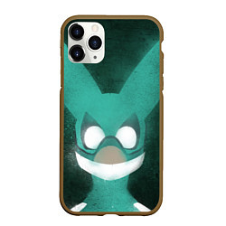 Чехол iPhone 11 Pro матовый Izuku Midoriya, цвет: 3D-коричневый