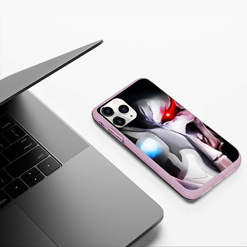 Чехол iPhone 11 Pro матовый Overlord - Ainz Ooal Gown / 3D-Розовый – фото 3