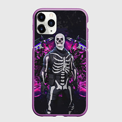 Чехол iPhone 11 Pro матовый FORTNITE, цвет: 3D-фиолетовый