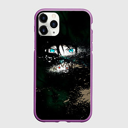 Чехол iPhone 11 Pro матовый Бездомный Бог, цвет: 3D-фиолетовый