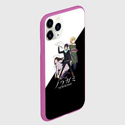Чехол iPhone 11 Pro матовый Бездомный Бог, цвет: 3D-фиолетовый — фото 2