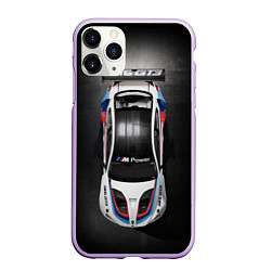 Чехол iPhone 11 Pro матовый BMW M Power, цвет: 3D-сиреневый