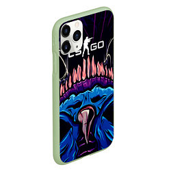 Чехол iPhone 11 Pro матовый CS:GO Hyper Beast Skin, цвет: 3D-салатовый — фото 2