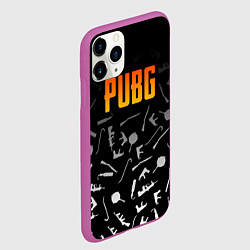 Чехол iPhone 11 Pro матовый PUBG Master, цвет: 3D-фиолетовый — фото 2