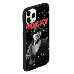 Чехол iPhone 11 Pro матовый Old Rocky, цвет: 3D-черный — фото 2