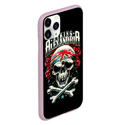 Чехол iPhone 11 Pro матовый Asking Alexandria: Alone In A Room, цвет: 3D-розовый — фото 2