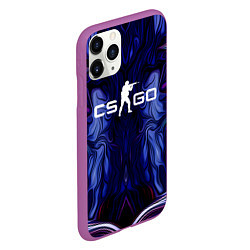 Чехол iPhone 11 Pro матовый CS:GO Waves Skin, цвет: 3D-фиолетовый — фото 2