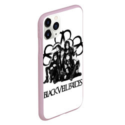 Чехол iPhone 11 Pro матовый Black Veil Brides: Knives and Pens, цвет: 3D-розовый — фото 2