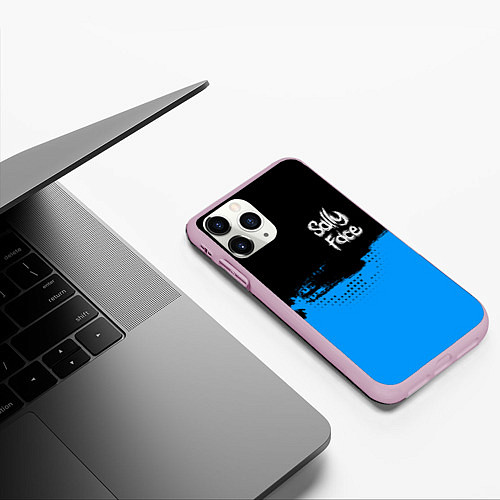 Чехол iPhone 11 Pro матовый Sally Face / 3D-Розовый – фото 3