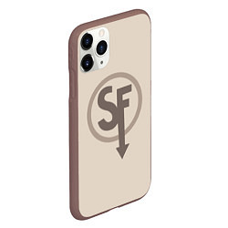 Чехол iPhone 11 Pro матовый SANITYS FALL, цвет: 3D-коричневый — фото 2