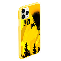 Чехол iPhone 11 Pro матовый PUBG: AirDrop, цвет: 3D-желтый — фото 2