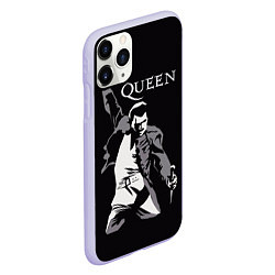 Чехол iPhone 11 Pro матовый Queen Star, цвет: 3D-светло-сиреневый — фото 2