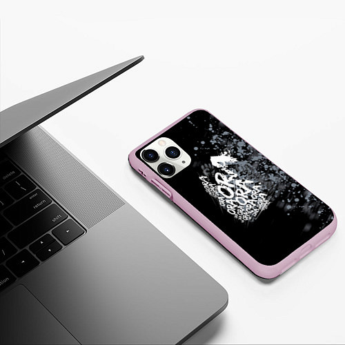 Чехол iPhone 11 Pro матовый JoJo / 3D-Розовый – фото 3