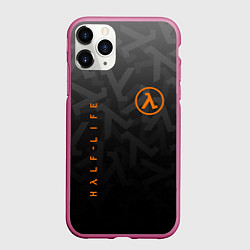 Чехол iPhone 11 Pro матовый Half-Life, цвет: 3D-малиновый