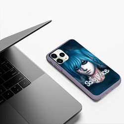 Чехол iPhone 11 Pro матовый Sally Face, цвет: 3D-серый — фото 2
