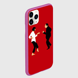 Чехол iPhone 11 Pro матовый Криминальное чтиво, цвет: 3D-фиолетовый — фото 2