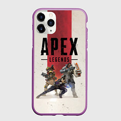 Чехол iPhone 11 Pro матовый Apex Legends, цвет: 3D-фиолетовый