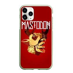 Чехол iPhone 11 Pro матовый Mastodon: Leviathan, цвет: 3D-салатовый