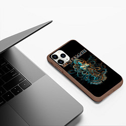 Чехол iPhone 11 Pro матовый Meshuggah: Violent Sleep, цвет: 3D-коричневый — фото 2