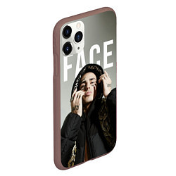 Чехол iPhone 11 Pro матовый FACE: Slime, цвет: 3D-коричневый — фото 2