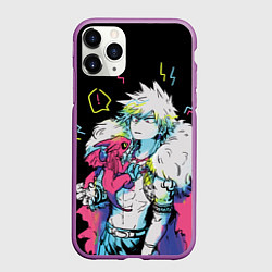 Чехол iPhone 11 Pro матовый Кацуки, цвет: 3D-фиолетовый