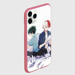 Чехол iPhone 11 Pro матовый Письма, цвет: 3D-малиновый — фото 2