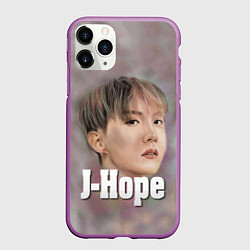 Чехол iPhone 11 Pro матовый BTS J-Hope, цвет: 3D-фиолетовый
