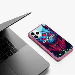 Чехол iPhone 11 Pro матовый CS:GO Hyper Beast, цвет: 3D-малиновый — фото 2