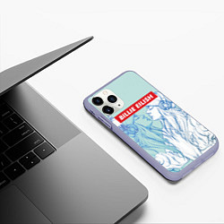 Чехол iPhone 11 Pro матовый Billie Eilish Music, цвет: 3D-светло-сиреневый — фото 2