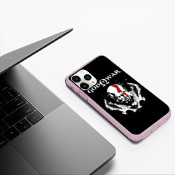 Чехол iPhone 11 Pro матовый God of War: Kratos, цвет: 3D-розовый — фото 2