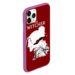 Чехол iPhone 11 Pro матовый The Witcher: Blood Rain, цвет: 3D-фиолетовый — фото 2