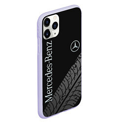 Чехол iPhone 11 Pro матовый Mercedes AMG: Street Style, цвет: 3D-светло-сиреневый — фото 2