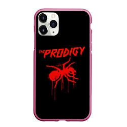 Чехол iPhone 11 Pro матовый The Prodigy: Blooded Ant, цвет: 3D-малиновый