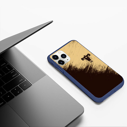 Чехол iPhone 11 Pro матовый Black Clover / 3D-Тёмно-синий – фото 3